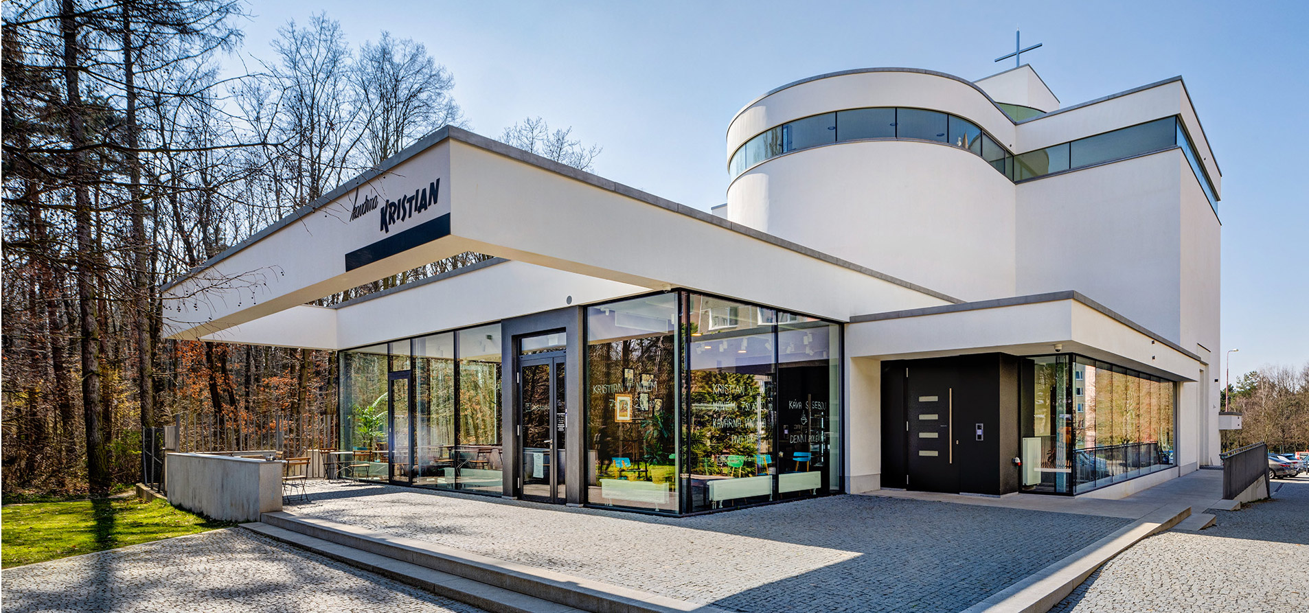 konferenční sál Barrandov - venkovní pohled